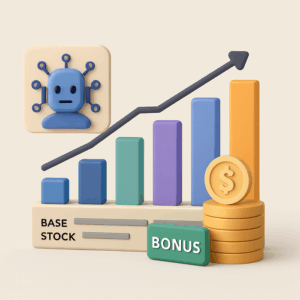 Graphical representation showcasing the AI Product Manager salary trends in 2025, including base salary, stock options, and bonuses across different tech companies.